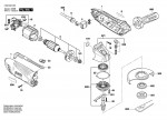 Bosch 3 603 A64 200 Pws 700-115 Angle Grinder 230 V / Eu Spare Parts